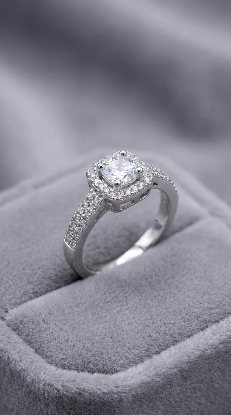 Premium AD Silver Ring for Girls & Women