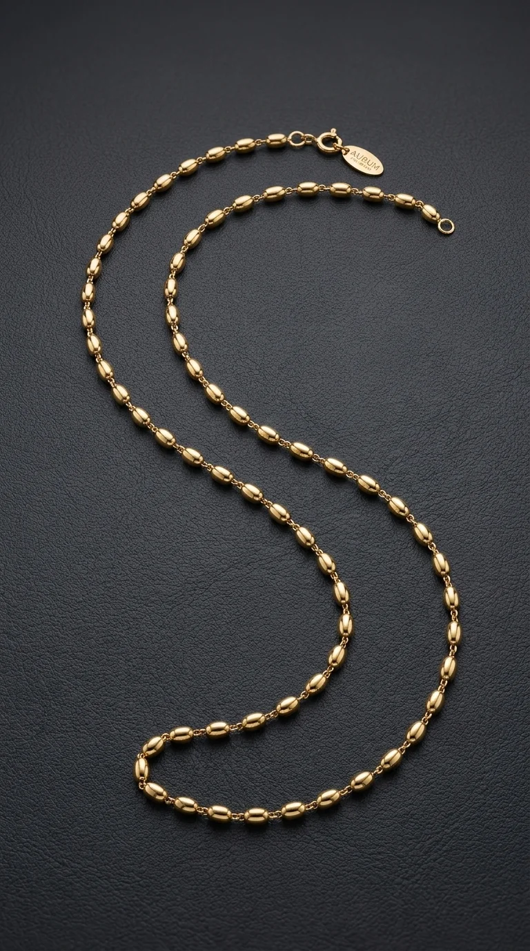 Classic One Gram Gold-Plated Matar Mala Chain