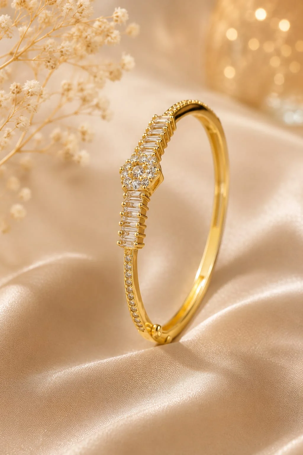 Bracelet with Stone, Stylish Wrist Accessory | comfortable and secure fit for all wrist sizes