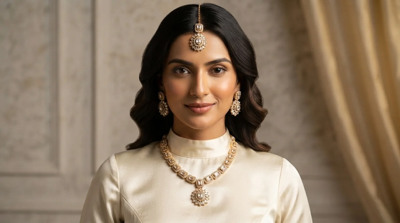 Royal AD Gold-Plated Necklace Set