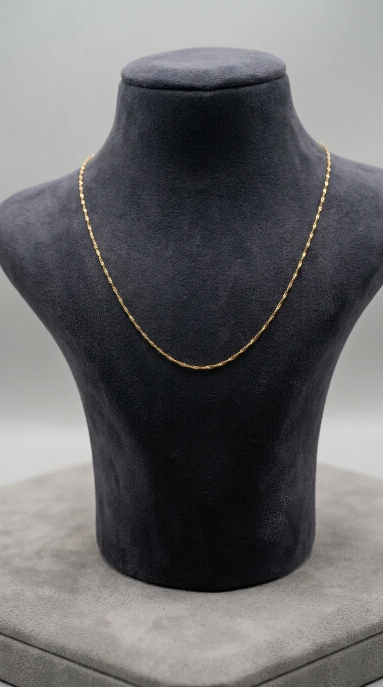 Minimalist Gold Station Chain