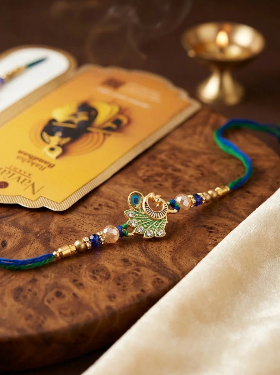 Peacock Designer Rakhi