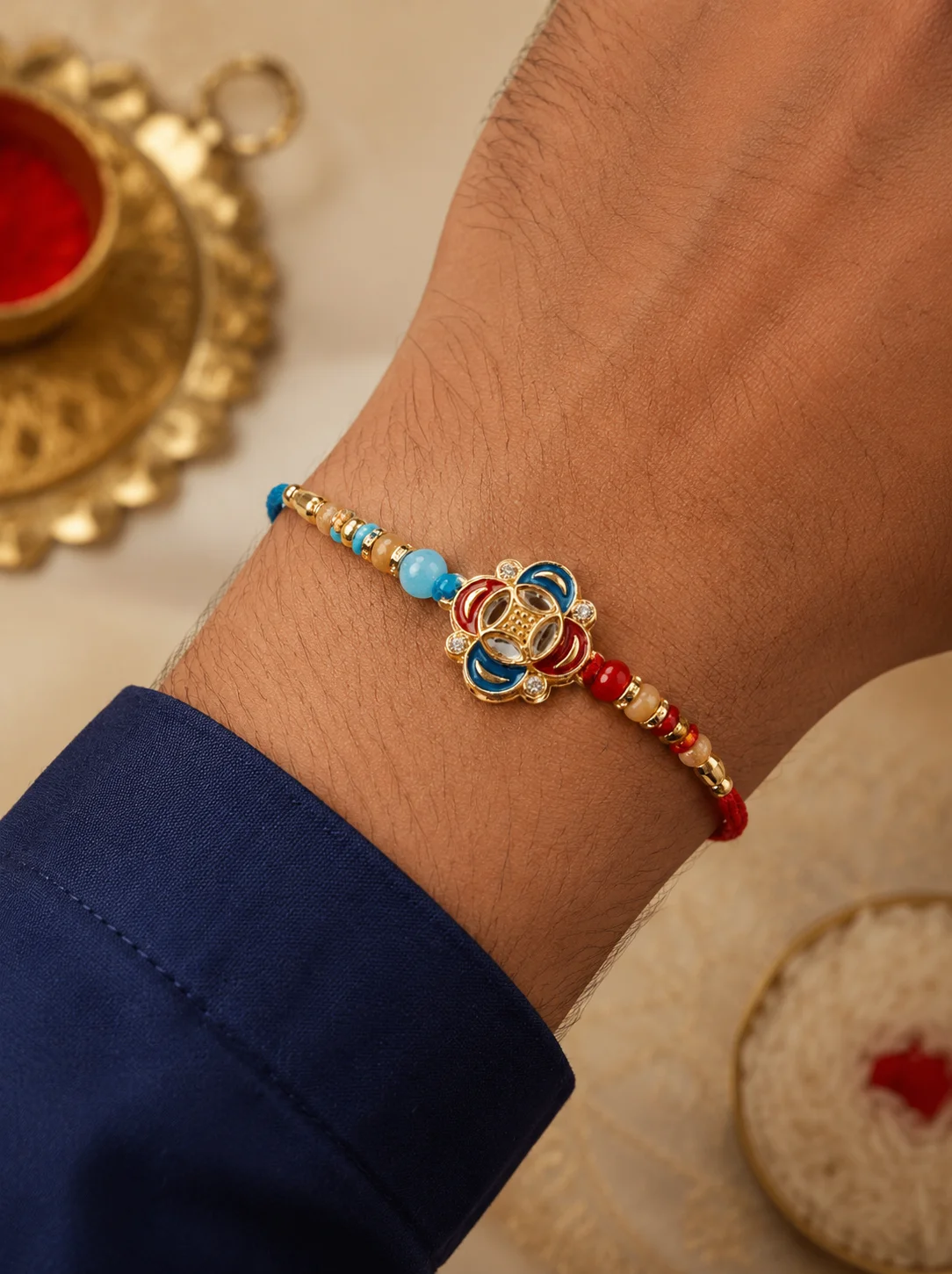 Designer Stone Rakhi