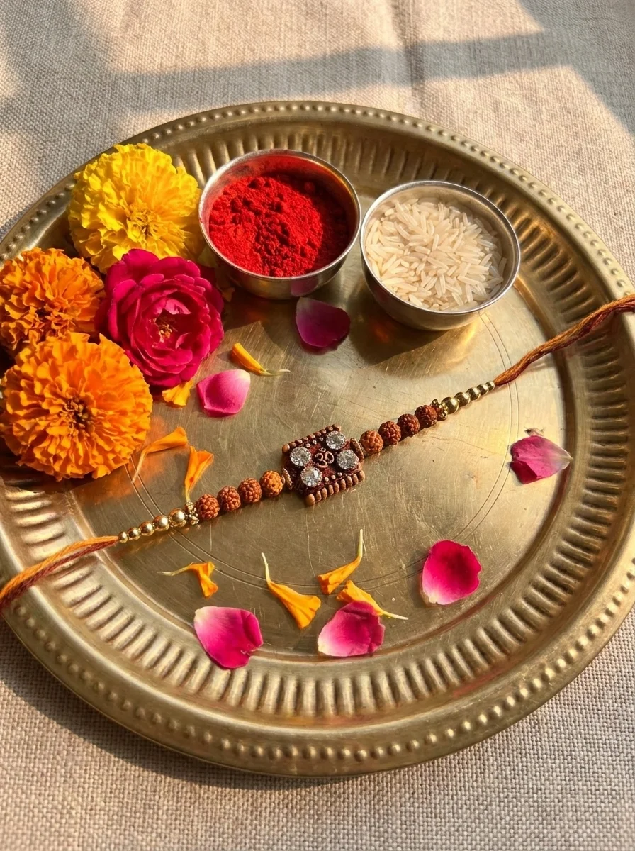 Om Stone Designer Rakhi ( Pack of 4 )