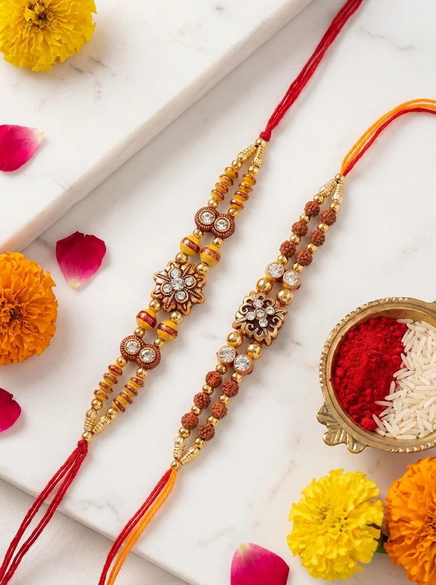 Designer Rakhi Combo (Pack of 2)