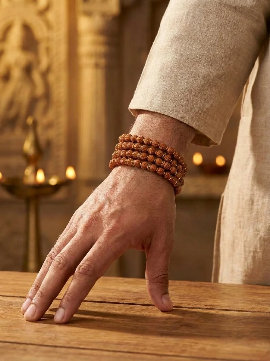 Rudraksha Spiritual Bracelet
