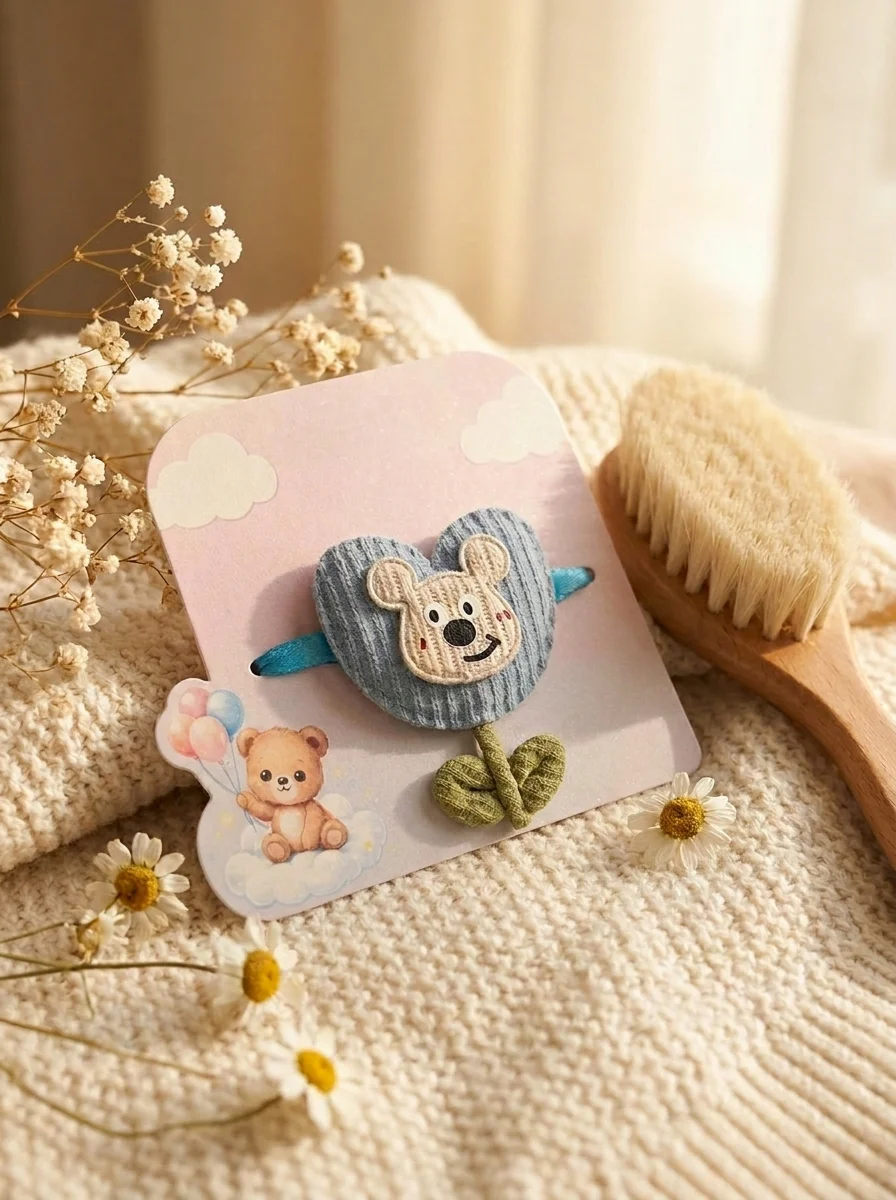 Cute Teddy Kids Sleep Eye Mask, Blue