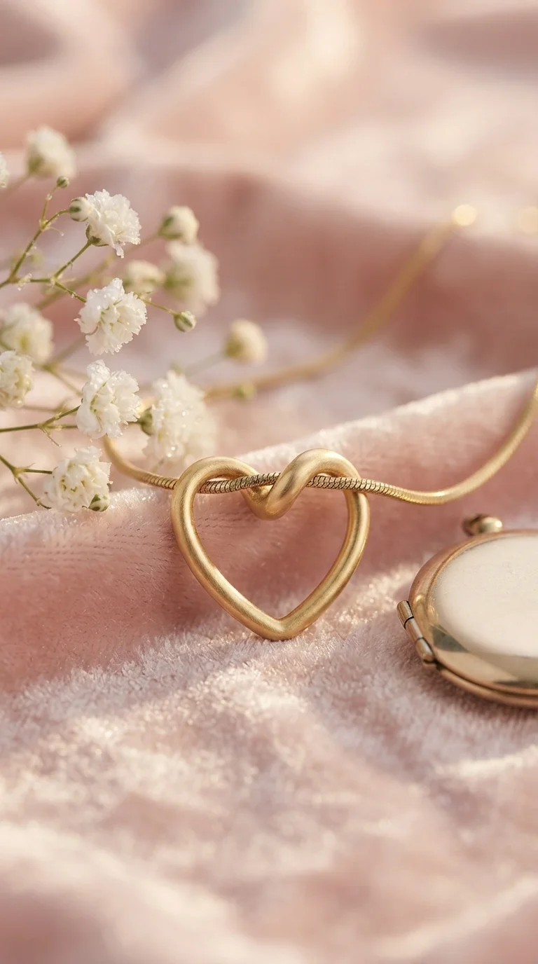 Minimalist Heart Pendant Necklace